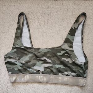 Camo Print Sports Bra